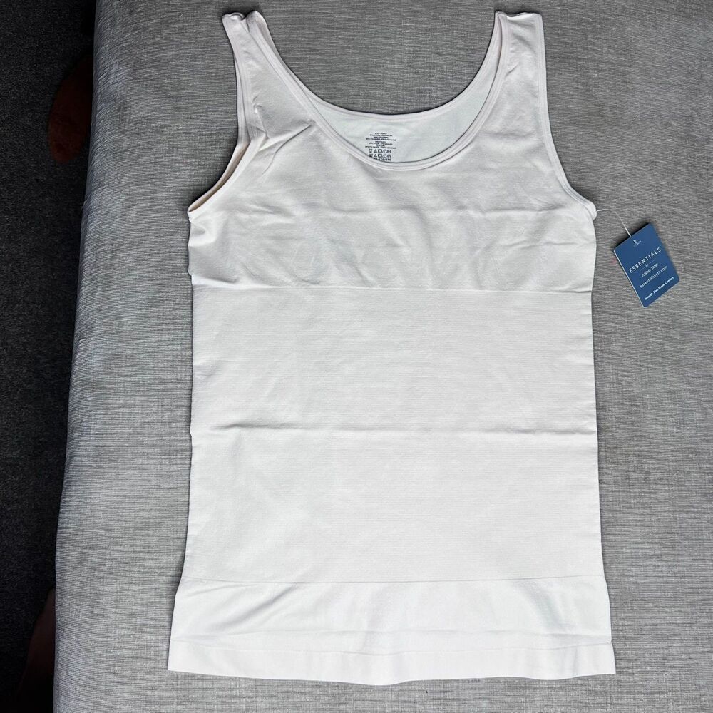 Essentials by Tummy Tank NWT Seamless Nude Slimming Shaping Tank Top Size 1X/2X - Picture 6 of 6